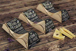 Undulating Dairy Branding : Violet Hill Farm Cheese Packaging