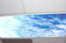 Sky-Imitating Ceiling Light Covers