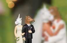 Unconventional Unicorn Cake Toppers
