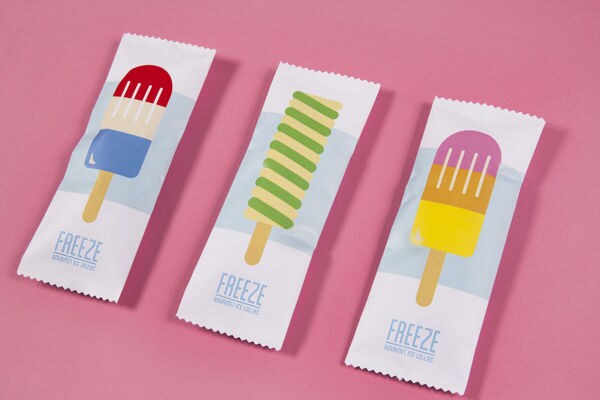 Pictorial Popsicle Packaging