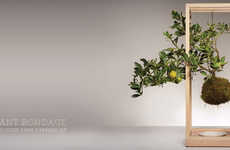 Sculptural Suspended Greenery