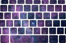 Nebular Keyboard Decals