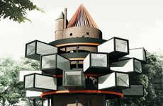 72 Protruding Architectural Structures