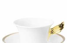 Gold Winged Tea Cups