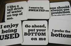 Saucily Suggestive Drink Coasters