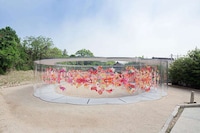 Transparent Floral-Printed Pavilions Image 2