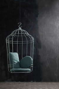 Surreally Suspended Cage Chairs Image 2