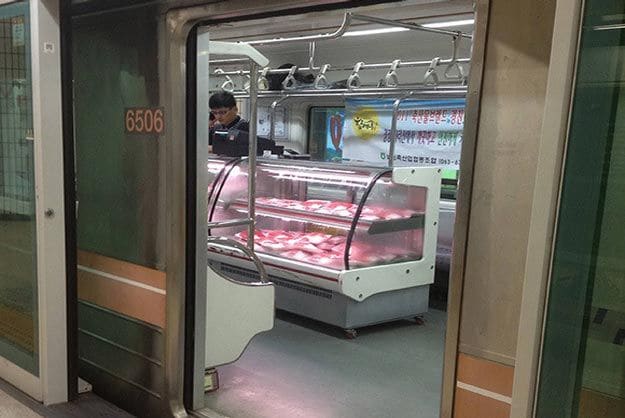 Subway Car Grocery Stores