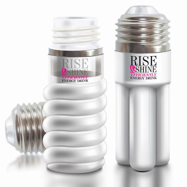 Illuminating Energy Drink Bottles