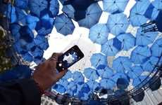 Wifi-Providing Umbrella Installations