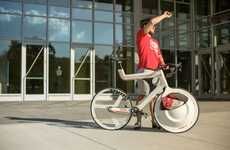 Wheel-Embedded Bike Baskets