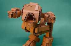 Corrugated Movie Figurines