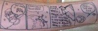 Humorous Comic Strip Tattoos Image 4