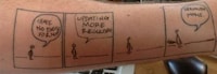 Humorous Comic Strip Tattoos Image 8