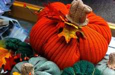 Upcycled Sweater Pumpkins