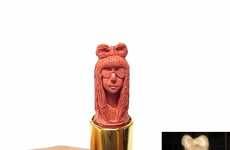 Iconic Female Lipstick Sculptures