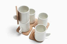 Slotted Saucer Teasets