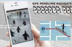 Penguin-Guided Navigation Apps