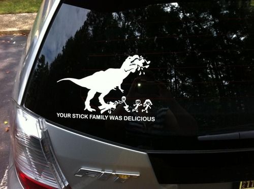 Hilarious Mocking Car Stickers