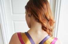 DIY Ribbon Strapped Dresses