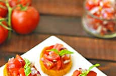 Healthy No-Bread Bruschetta