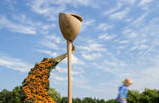 Spiralling Beekeeping Sculptures