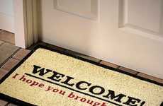 Cheeky Booze-Demanding Doormats