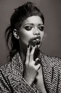 Aggressive Gothic Girl Editorials Image 5