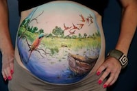 Pregnant Belly Paintings Image 3