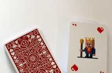 Pixelated Poker Cards