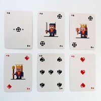 Pixelated Poker Cards Image 2