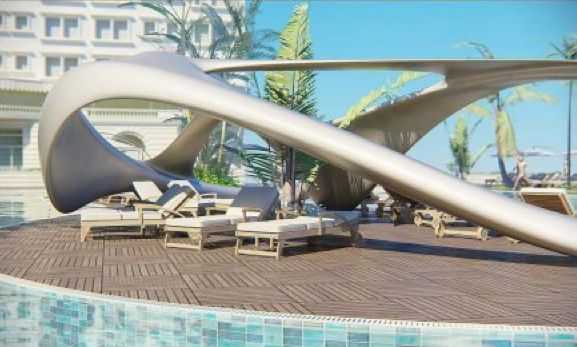 Abstract Geometric Gazebos