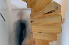 Chunky Lumber Stairs