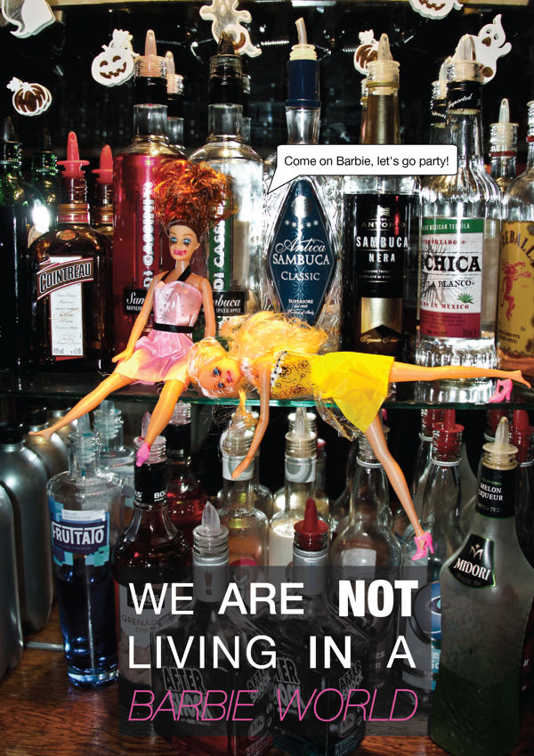 Alcohol Awareness Doll Ads