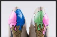 10 Examples of Deceptively Yummy Ice Cream Footwear