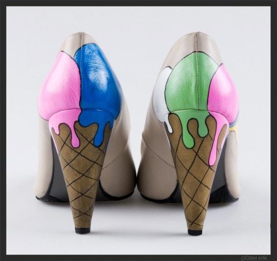 10 Examples of Deceptively Yummy Ice Cream Footwear