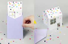 3D Paper House Invitations