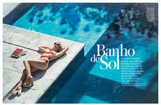 Glamorous Sunbathing Editorials