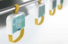 Self-Sanitizing Transit Handgrips