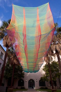 Vibrantly Geometric Public Art Image 2