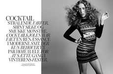 Glitzy Party Dress Editorials