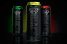 Matte Black Beverage Cans