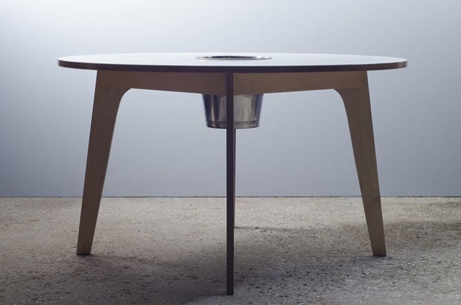 Ice Bucket-Infused Tables