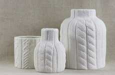 Crocheted Ceramic Decor