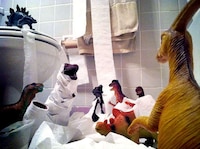 Dinosaur Toy Pranks Image 4
