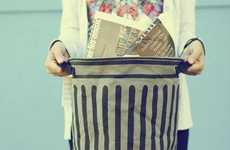 Crushable Trash Cans