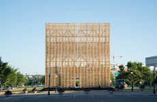 Gravity-Defying Wooden Walls