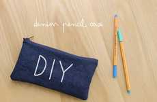 Upcycled Denim School Supplies