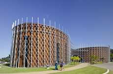 Curvilinear Caged Architecture