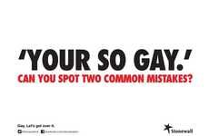 Anti-Homophobic Language Campaigns